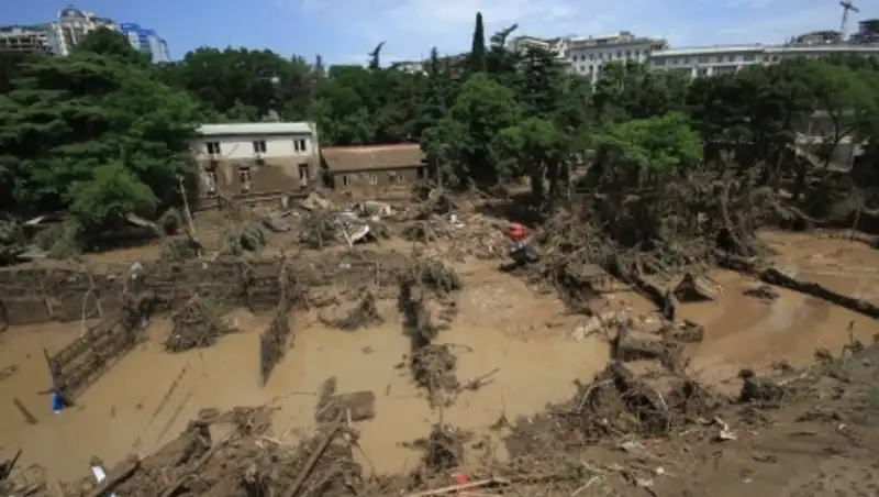 Еще один оползень сошел в Тбилиси