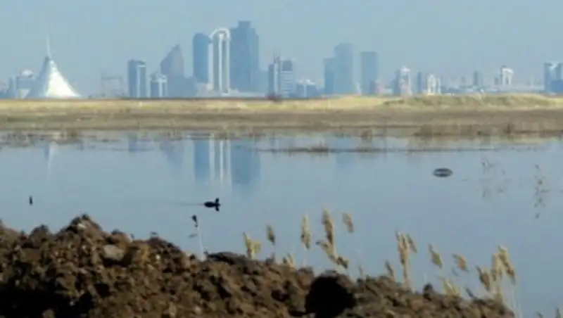 Зловонный запах озера Талдыколь больше не тревожит астанчан