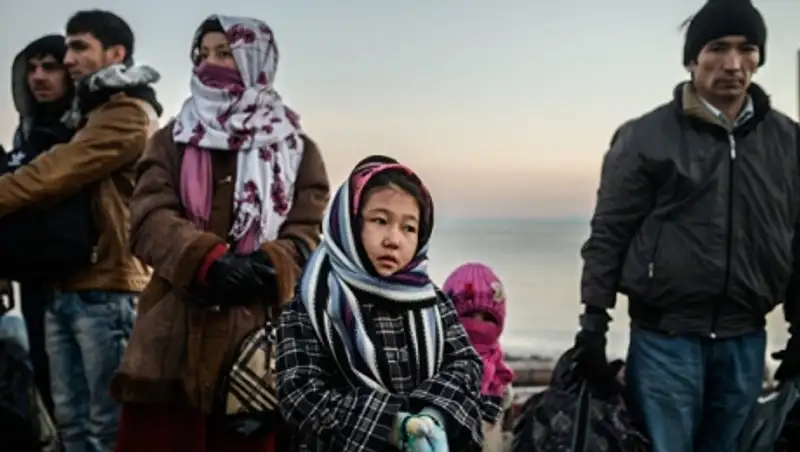 Полиция Греции боится, что беженцы массово попытаются перейти границу