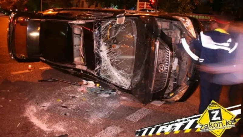 В Алматы на злосчастном перекрестке произошло очередное ДТП