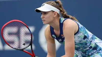 Видеообзор победного матча Елены Рыбакиной на страте US Open