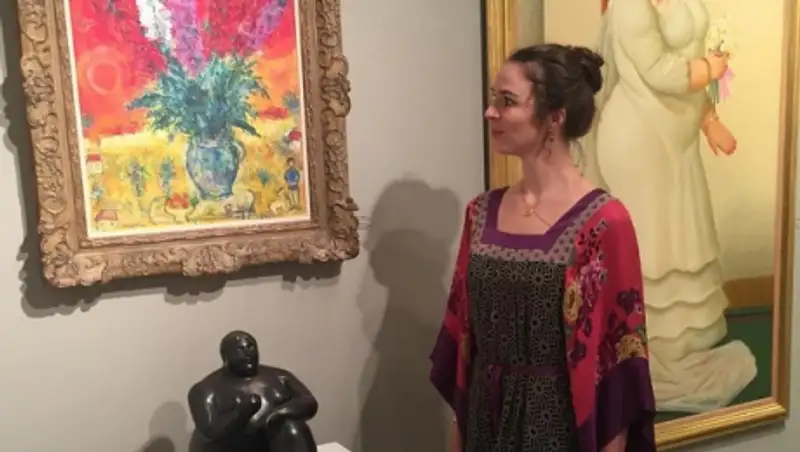 Галина Воскобоева: посетила выставку произведений искусства в Майами