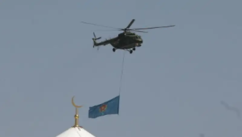 Астанчанам продемонстрировали самый большой вертолет в мире