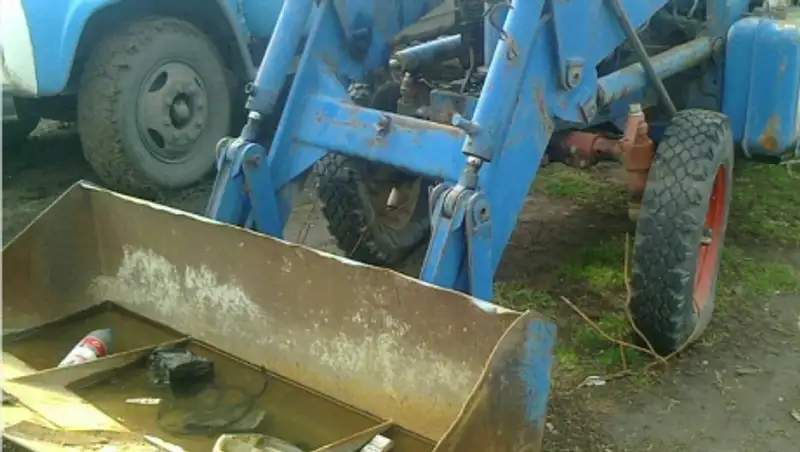 Житель Алматинской области задержан по подозрению в краже стрелы с ковшом от трактора