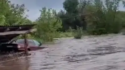 Наводнение в Жетысуской области: 25 дворов под водой, 30 человек эвакуировали, фото - Новости Zakon.kz от 12.08.2023 15:44