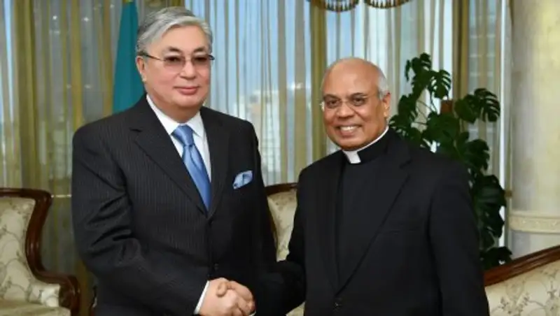 К.Токаев принял дипломатического представителя Ватикана