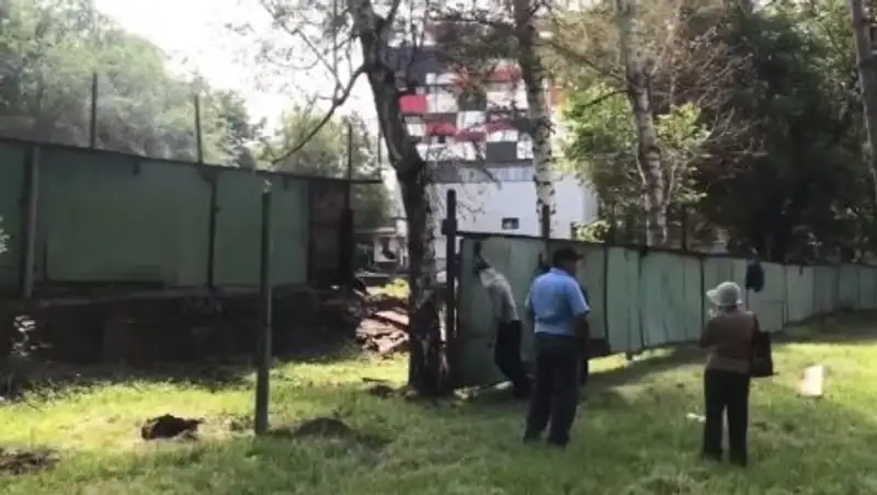 За самозахват территории парка в Алматы власти наказали застройщика