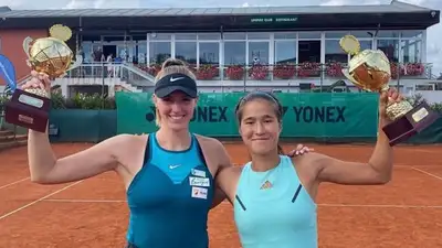 Жибек Куламбаева и Марта Кубка одержали победу в финале женского парного разряда турнира ITF W60 в Праге 