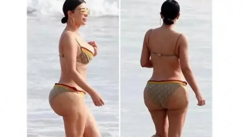 Ким Кардашьян рыдала из-за появившихся в СМИ снимков ее целлюлита на ягодицах