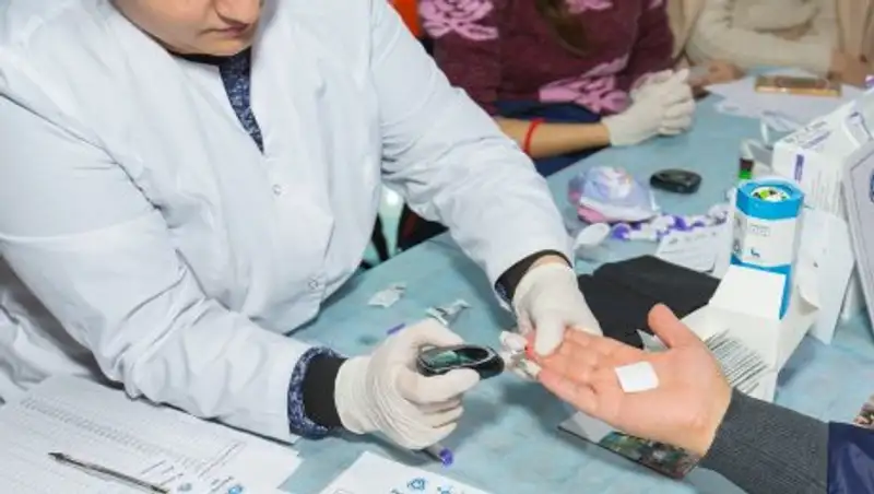 Исследования выявили повышенный сахар у 8% обследованных жителей Астаны