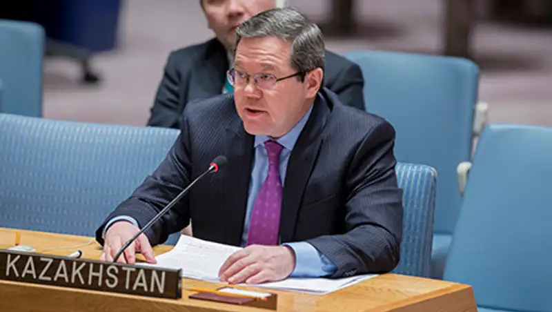 Казахстан впервые принял участие в заседании Совета Безопасности ООН
