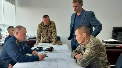 Спасатели приступили к активной фазе тушения очагов пожаров на шахте "Казахстанская", фото - Новости Zakon.kz от 19.08.2023 23:40