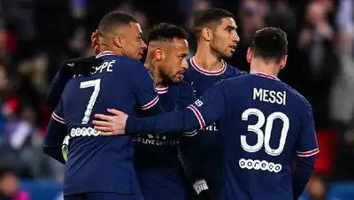 Футбол Гол трех звезд ПСЖ , фото - Новости Zakon.kz от 04.04.2022 12:08