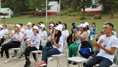 Открытие молодежного лагеря , фото - Новости Zakon.kz от 12.08.2022 15:16