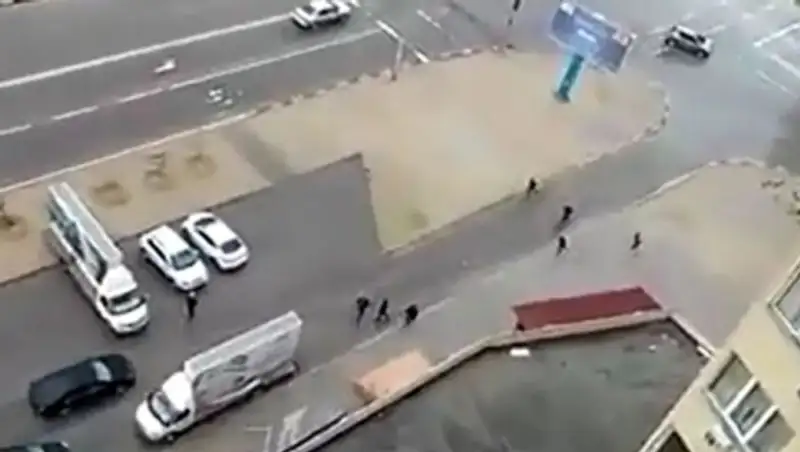 В сети появилось видео перестрелки в Актау