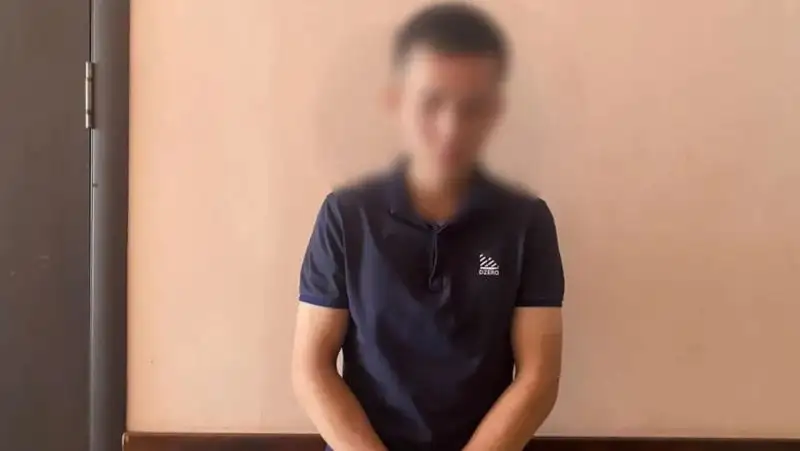 Полиция задержала парня, угрожавшего девушке ножом в Шымкенте