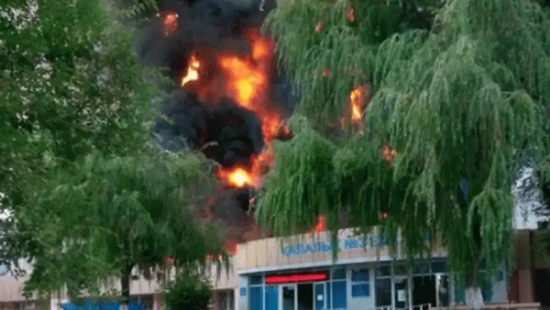 До 9 человек возросло число пострадавших на пожаре в Таразе