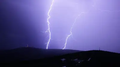 гроза , фото - Новости Zakon.kz от 16.05.2022 15:49