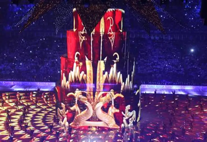 В Астане состоялось открытие 7-х зимних Азиатских игр (ФОТО), фото - Новости Zakon.kz от 31.01.2011 14:51