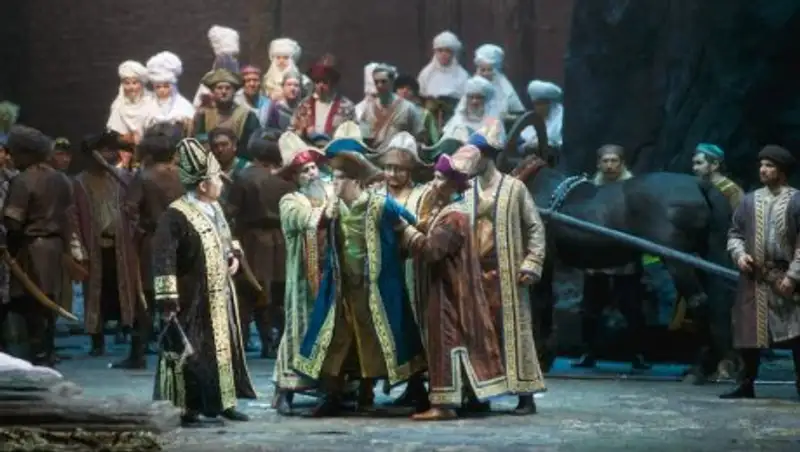 Оперу «Биржан-Сара» показали под открытым небом в Боровом актеры «Астана Опера»