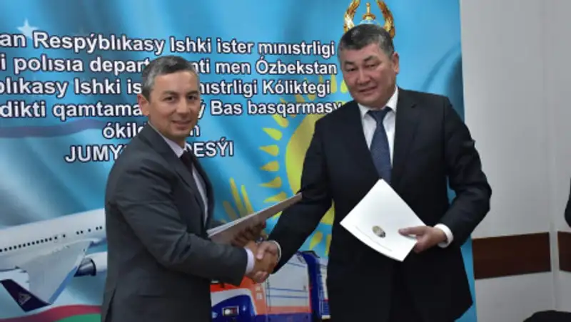 Транспортные полицейские Казахстана и Узбекистана обсудили вопросы приграничного сотрудничества