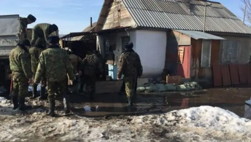 Талые воды подтопили дома в нескольких районах Алматинской области