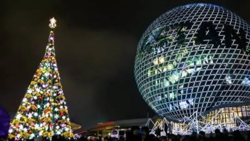 Новогодняя елка в Нур-Султане вошла в топ-5 по СНГ