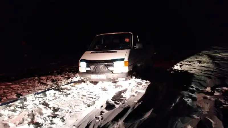 Две семьи заблудились в снежном буране в ВКО