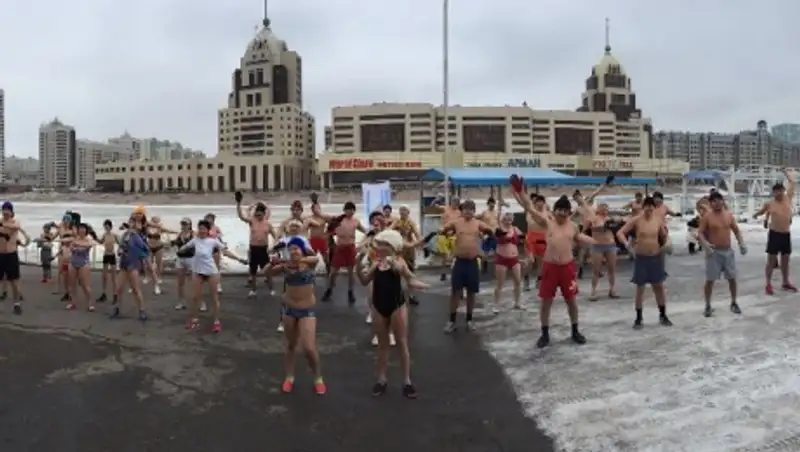 День моржей отпраздновали в Астане