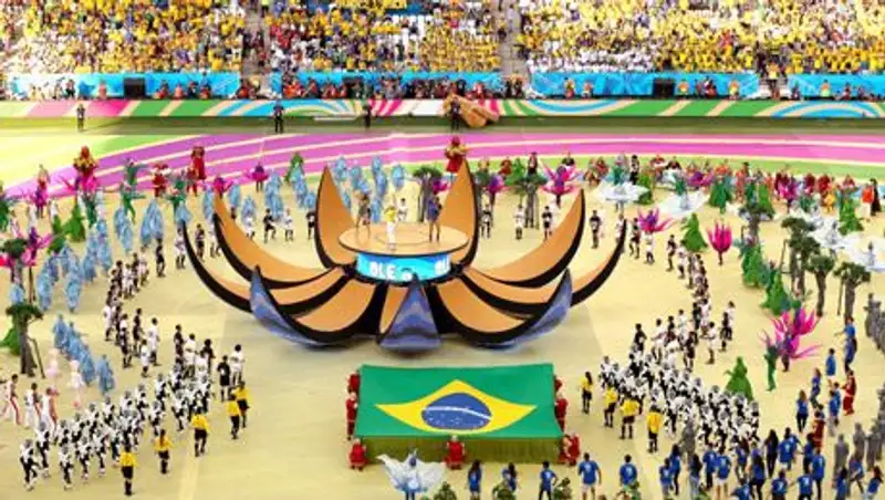 Природа, самба и капоэйра. В Бразилии прошла церемония открытия ЧМ-2014
