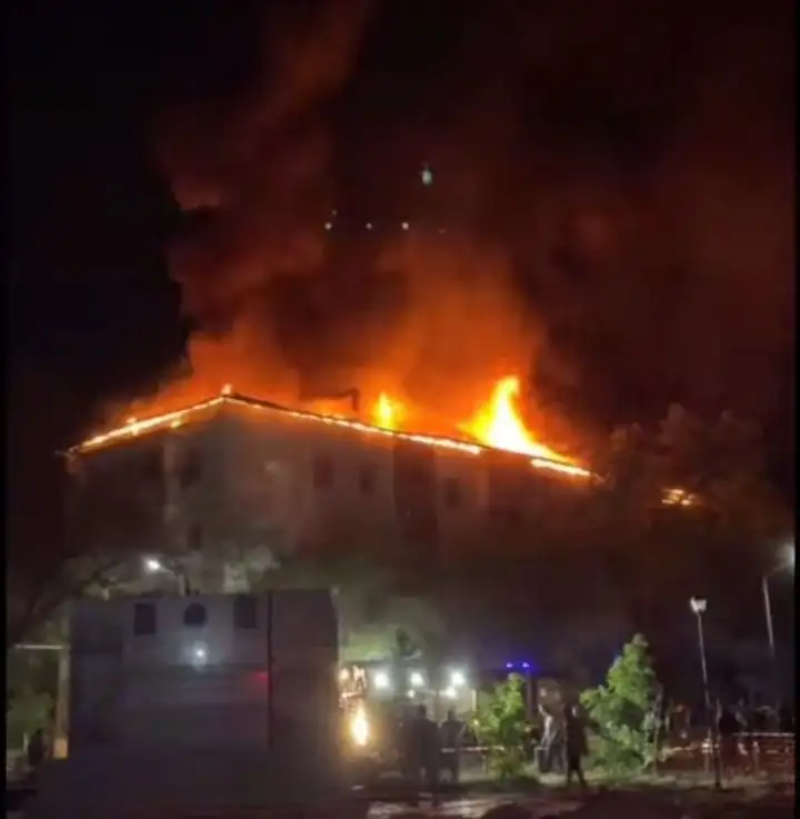 Пожар в Конаеве, фото - Новости Zakon.kz от 02.08.2023 17:33