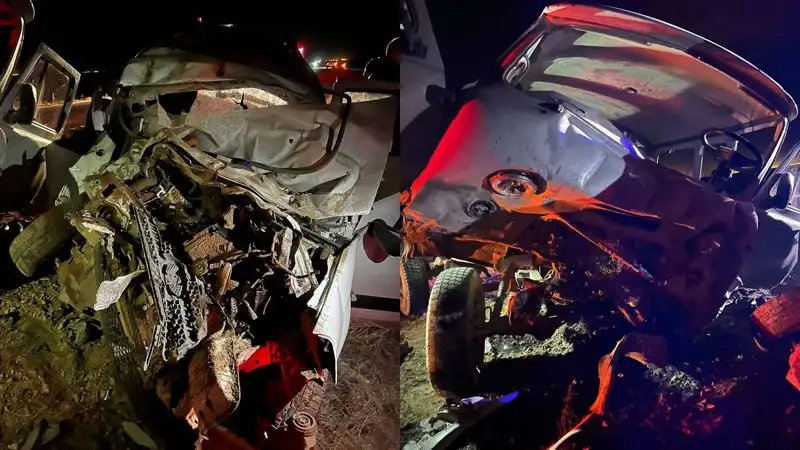 Три человека погибли в страшном ДТП в Атырауской области