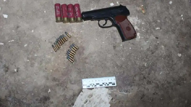 У семерых жителей Туркестанской области изъяли оружие и наркотики