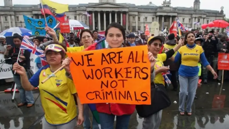 В Великобритании приток мигрантов достиг исторического максимума