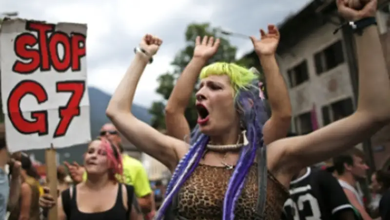 В Баварии в преддверии саммита G7 произошли столкновения