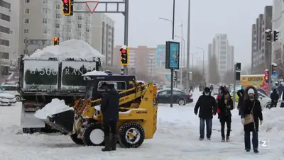 погода, снег, гололед, фото - Новости Zakon.kz от 25.11.2021 16:06