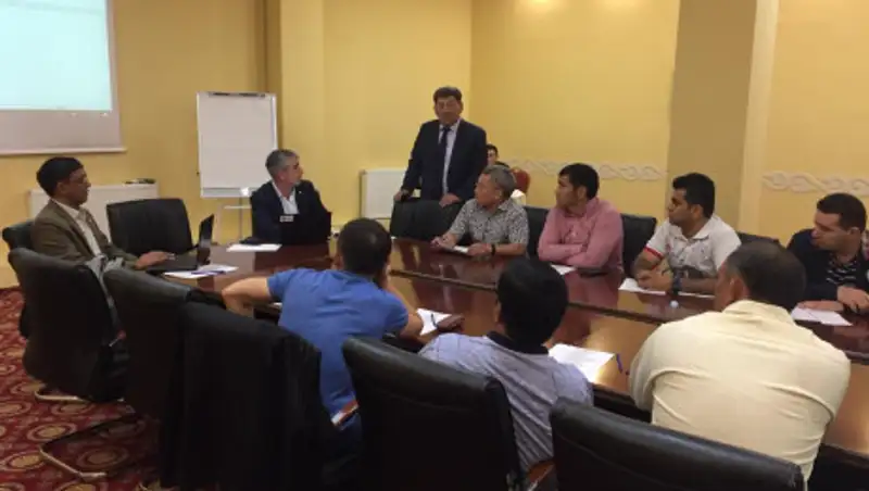 Борцовские судьи из разных стран мира повысили свою квалификацию в Казахстане