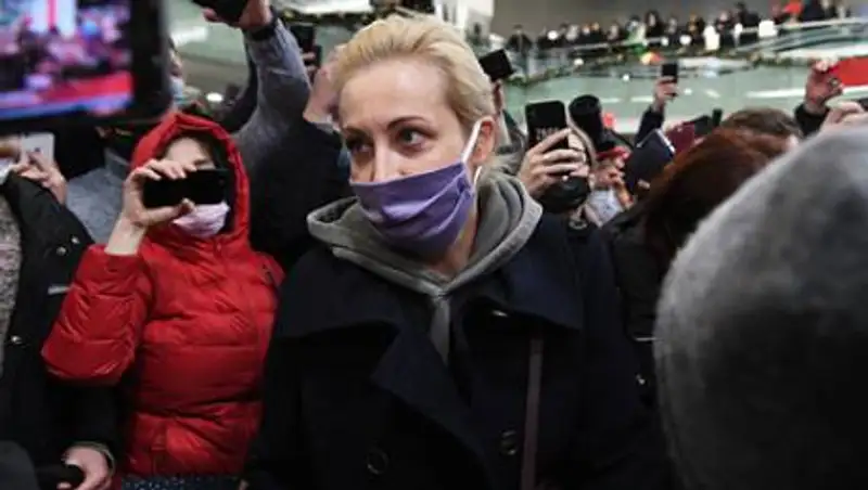 Юлию Навальную отпустили после задержания в Москве