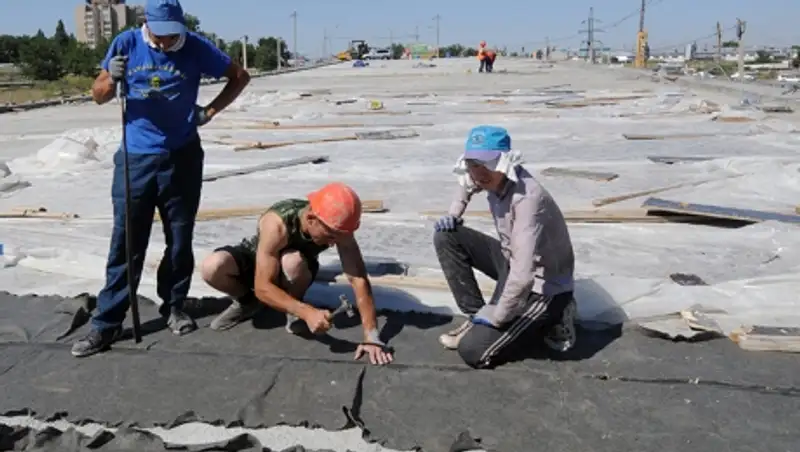 В Таразе реконструируют старый мост