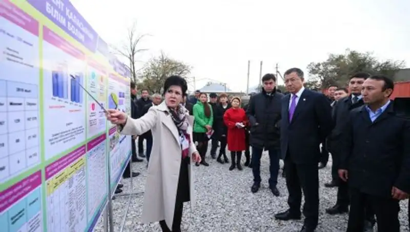 Аким ЮКО ознакомился с ходом строительства объектов образования