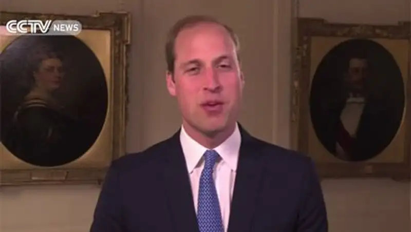 Принц Уильям заговорил по-китайски