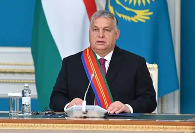 Токаев наградил Орбана орденом "Достық", фото - Новости Zakon.kz от 02.11.2023 14:36