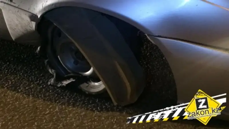 В Алматы пьяный водитель устроил дебош и отказался проходить медосвидетельствование