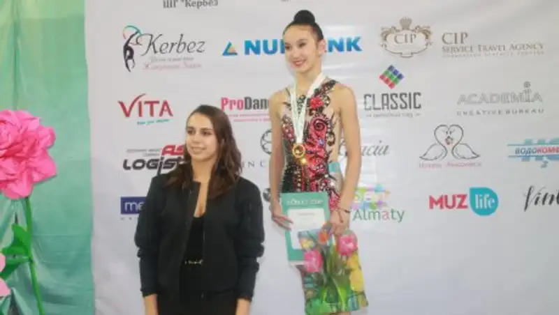 В Алматы завершился открытый чемпионат по художественной гимнастике «Kerbez Cup»