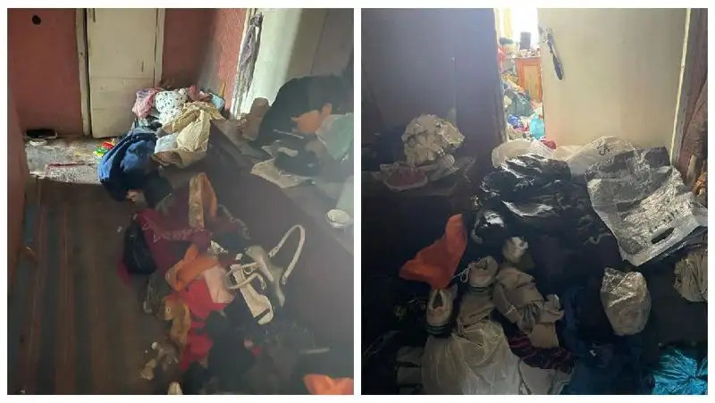 Павлодарская пенсионерка превратила квартиру в свалку