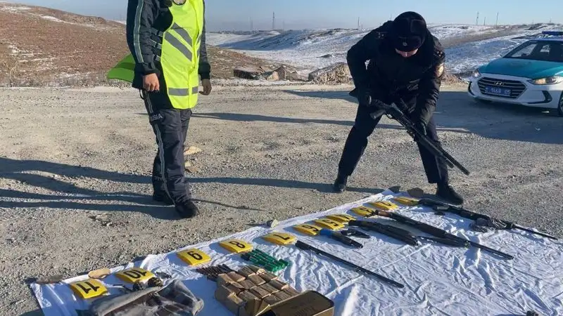 Очередной оружейный схрон найден в Алматинской области