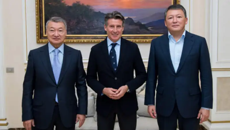 Тимур Кулибаев встретился с главой World Athletics