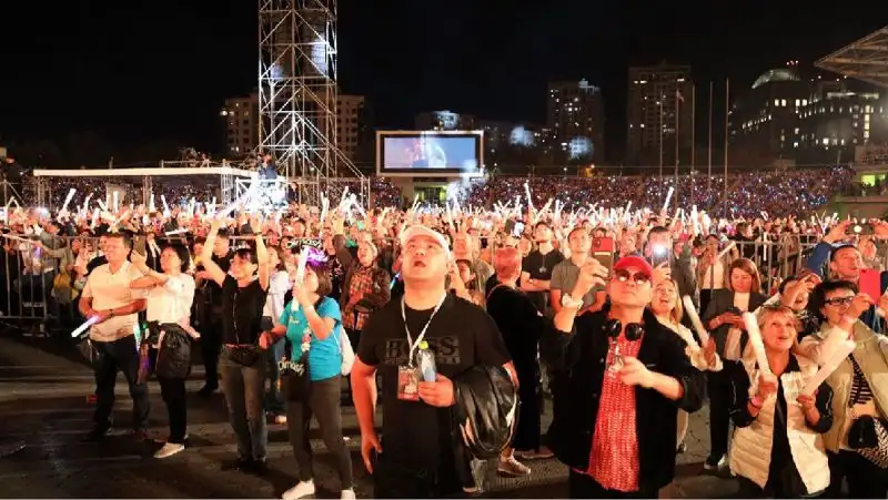 концерт Димаша в Алматы, фото - Новости Zakon.kz от 23.09.2022 21:25