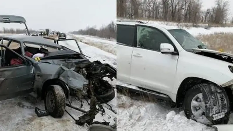Годовалая девочка и ее бабушка погибли в ДТП на трассе "Самара-Шымкент"