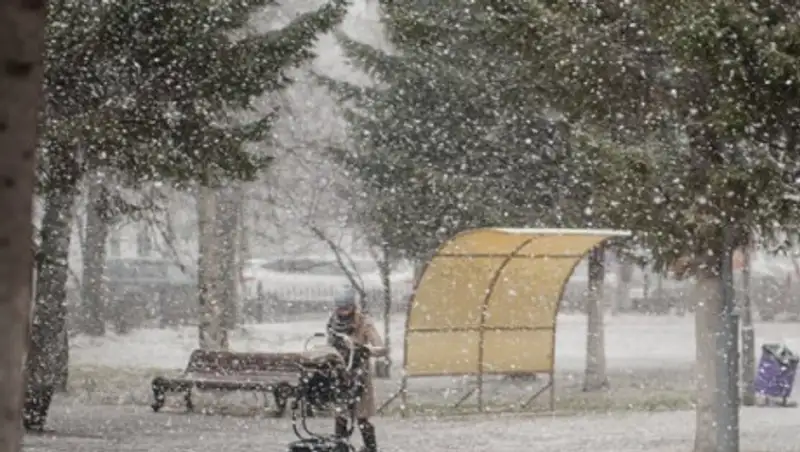 13 января на большей части Казахстана ожидается снег, туман и гололед